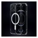 Magsafe szilikon tok Apple iPhone 15 Pro, átlátszó