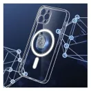 Magsafe szilikon tok Apple iPhone 15 Pro, átlátszó