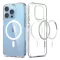 Magsafe szilikon tok Apple iPhone 15 Pro Max, átlátszó