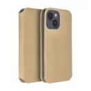 Dual Pocket Apple iPhone 15 Pro flip tok, arany