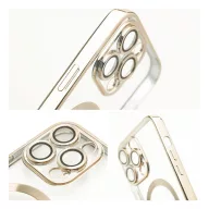   Electro Mag Apple iPhone 15 Pro MagSafe szilikon tok kameravédő-lencsével, arany