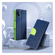 Fancy Apple iPhone 15 Plus flip tok, kék/lime