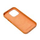 Magsafe műbőr tok Apple iPhone 15 Plus , narancs