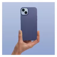 Matt Apple iPhone 15 Plus szilikon tok, kék
