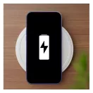 Matt Apple iPhone 15 Plus szilikon tok, kék