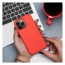 Forcell Silicone Apple iPhone 15 Pro Max szilikon tok, barack