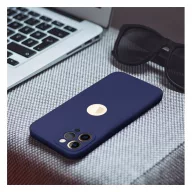 Forcell Soft Apple iPhone 15 Pro szilikon tok, sötétkék