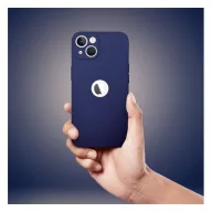 Forcell Soft Apple iPhone 15 Pro szilikon tok, sötétkék