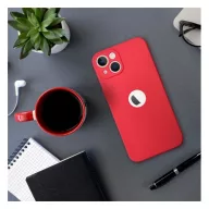 Forcell Soft Apple iPhone 15 Plus szilikon tok, piros