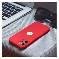 Forcell Soft Apple iPhone 15 Plus szilikon tok, piros