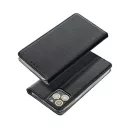 Magnet Apple iPhone 15 Pro mágneses flip tok, fekete