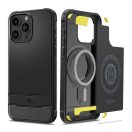 Spigen Rugged Armor MagFit Apple iPhone 15 Pro Max tok, MagSafe, Matte Black, fekete