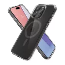 Spigen Ultra Hybrid MagFit Apple iPhone 15 Pro Max tok, MagSafe Grafit, szürke