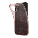 Spigen Liquid Crystal Glitter Apple iPhone 15 Plus tok, csillámos, rózsaszín, átlátszó