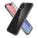 Spigen Ultra Hybrid Apple iPhone 15 Plus tok, Crystal Clear, átlátszó
