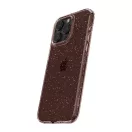 Spigen Liquid Crystal Glitter Apple iPhone 15 Pro tok, csillámos, rózsaszín, átlátszó