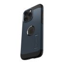 Spigen Tough Armor MagFit Apple iPhone 15 Pro tok, MagSafe Metal Slate, sötétkék