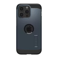   Spigen Tough Armor MagFit Apple iPhone 15 Pro tok, MagSafe Metal Slate, sötétkék