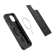   Spigen Mag Armor MagFit Apple iPhone 15 tok, MagSafe, Matte Black, fekete
