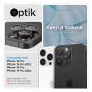 Spigen Glas.tR EZ Fit Optik Pro Apple iPhone 14 Pro / 14 Pro Max / 15 Pro / 15 Pro Max / 16 Pro / 16 Pro Max / 17 Pro / 17 Pro Max, Tempered kameralencse-védő fólia (2db)