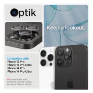   Spigen Glas.tR EZ Fit Optik Pro Apple iPhone 14 Pro / 14 Pro Max / 15 Pro / 15 Pro Max / 16 Pro / 16 Pro Max / 17 Pro / 17 Pro Max, Tempered kameralencse-védő fólia (2db)