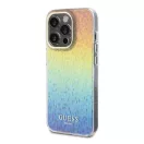Guess IML Faceted Mirror Disco Iridescent Apple iPhone 15 Pro hátlap tok, színes