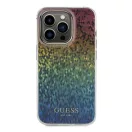 Guess IML Faceted Mirror Disco Iridescent Apple iPhone 15 Pro hátlap tok, színes