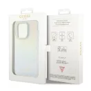 Guess IML Faceted Mirror Disco Iridescent Apple iPhone 15 Pro hátlap tok, színes