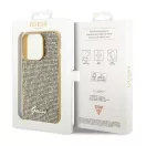 Guess Disco Metal Script Apple iPhone 15 Pro hátlap tok, arany