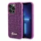 Guess Disco Metal Script Apple iPhone 15 Pro hátlap tok, fuksia