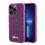 Guess Disco Metal Script Apple iPhone 15 Pro hátlap tok, fuksia