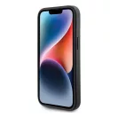 Guess 4G Metal Gold Logo Apple iPhone 15 Plus hátlap tok, szürke