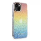 Guess IML Faceted Mirror Disco Iridescent Apple iPhone 15 hátlap tok, színes