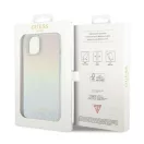 Guess IML Faceted Mirror Disco Iridescent Apple iPhone 15 hátlap tok, színes