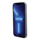 Guess Sequin Script Metal Apple iPhone 15 hátlap tok, ezüst