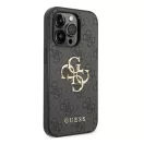 Guess 4G Big Metal Logo Apple iPhone 15 Pro Max hátlap tok, szürke