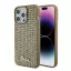 Guess Disco Metal Script Apple iPhone 15 Pro Max hátlap tok, arany