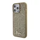 Guess Disco Metal Script Apple iPhone 15 Pro Max hátlap tok, arany