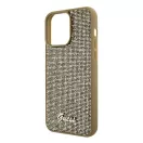 Guess Disco Metal Script Apple iPhone 15 Pro Max hátlap tok, arany
