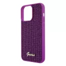 Guess Disco Metal Script Apple iPhone 15 Pro Max hátlap tok, fuksia