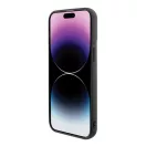 Guess Sequin Script Metal Apple iPhone 15 Pro Max hátlap tok, fekete