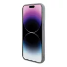 Guess Sequin Script Metal Apple iPhone 15 Pro Max hátlap tok, ezüst