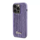 Guess Sequin Script Metal Apple iPhone 15 Pro Max hátlap tok, lila
