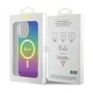 Guess IML Iridescent MagSafe Apple iPhone 15 Pro hátlap tok, színes