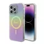 Guess IML Iridescent MagSafe Apple iPhone 15 Pro hátlap tok, rózsaszín