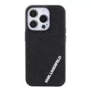 Karl Lagerfeld 3D Rubber Multi Logo Apple iPhone 15 Pro hátlap tok, fekete