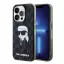 Karl Lagerfeld Monogram Ikonik Apple iPhone 15 Pro hátlap tok, fekete
