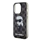Karl Lagerfeld Monogram Ikonik Apple iPhone 15 Pro hátlap tok, fekete