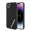 Karl Lagerfeld 3D Rubber Multi Logo Apple iPhone 15 Plus hátlap tok, fekete