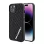 Karl Lagerfeld 3D Rubber Multi Logo Apple iPhone 15 hátlap tok, fekete